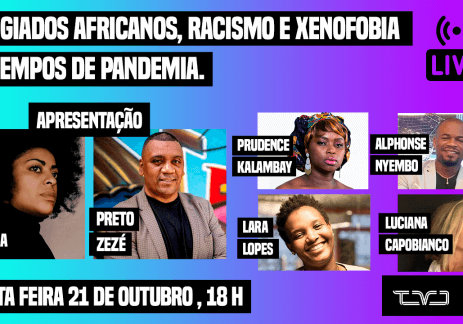 Live Estou Refugiado, com Preto Zezé, Preta Ferreira, Alphonse Nyembo, Prudence Kalambay, Lara Lopes e Luciana Capobianco